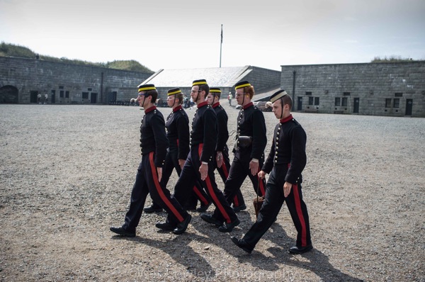 Changing of the guard at citadel