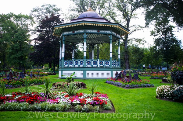 Halifax public gardens gazebo