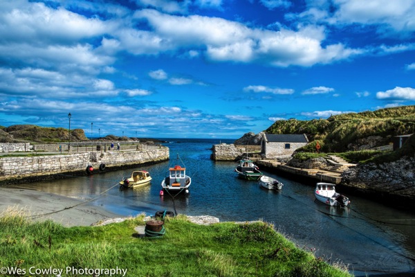 Ballintoy harbor clarity