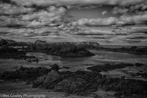 Ballintoy rocks hdr artistic