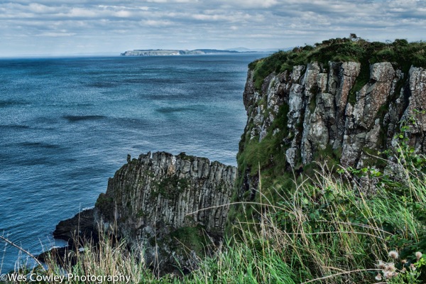 Cliffs and island