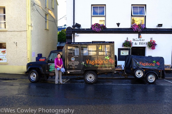 Gina and the vagatron in Ardara